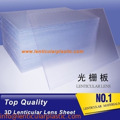 25 lpi 3d plastic sheets with lenticular lens array 4mm thickness large lenticular sheet without adhesive backing