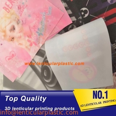 Soft Material TPU 3D Lenticular Printing 3D Lenticular Clothing Label of Flip Effects for Bag Clothes