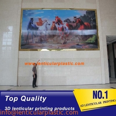 large size lenticular poster indoor 3d lenticular effect image flip lenticular printing picture for advertisement
