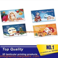 christmas custom lenticular cards 3d flip poster lenticular photo printing picture - PET lenticular sheet printing