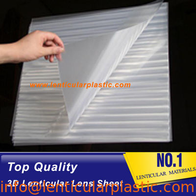 جودة  70 lpi 3D Lenticular lens sheet for making HD 3d picture / PET lenticuar film 600*800*0.9mm standard size مصنع