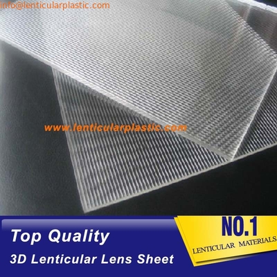20 خطًا في البوصة ورقة فليب عدسي 3 مم 1.2 * 2.4 م بلاستيك شفاف PS 3D عدسة عدسية عدسية للطابعة المسطحة UV