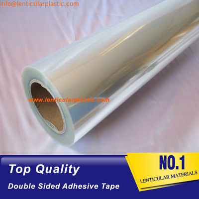 clear double side adhesive film high viscosity lenticular tape rolls for inkjet lenticular print
