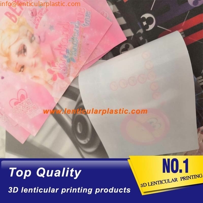 Custom Design Logo Soft TPU Printing Patches T-shirt 3d lenticular Patch Fabric Printing with 3D Lenticular Sheet