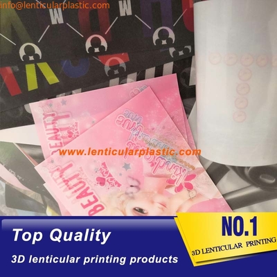 3d lenticular fabric fashion - cat and rose flower switch effects - soft tpu lenticular lenses printing