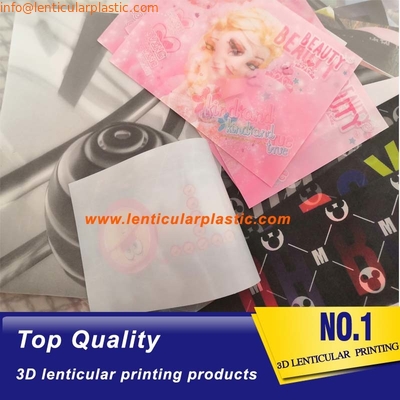 3d lenticular fabric fashion - cat and rose flower switch effects - soft tpu lenticular lenses printing