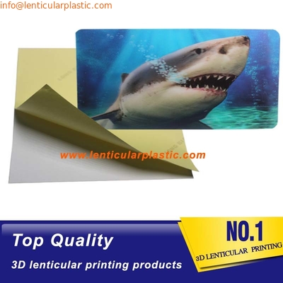 Custom Private Brand Logo Printing 3D Lenticular Clothing Hang Tag Flip Poster Sticker Lenticular Cards For Promotion