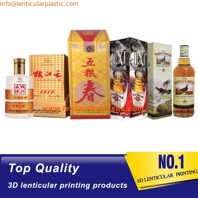 Custom Private Brand Logo Printing 3D Lenticular Clothing Hang Tag Flip Poster Sticker Lenticular Cards For Promotion