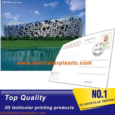 Custom Private Brand Logo Printing 3D Lenticular Clothing Hang Tag Flip Poster Sticker Lenticular Cards For Promotion